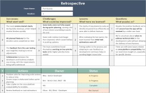 Retrospective Template
